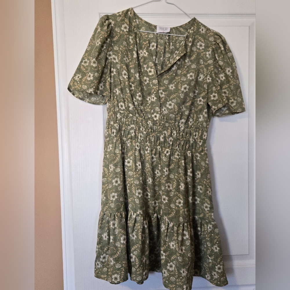 Sienna Sky Floral Green Dress